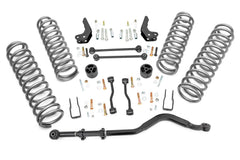 Rough Country 3.5 in Suspension Lift Kit w/Shock - 60100 - Black Patch Performance - ROUG60100