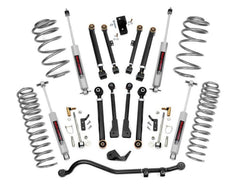 Rough Country 2.5 in X - Series Suspension Lift Kit w/Shocks - 61220 - Black Patch Performance - ROUG61220