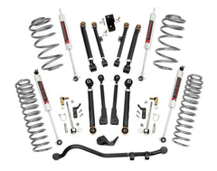 Rough Country 2.5 in Suspension Lift Kit w/Shocks - 61240 - Black Patch Performance - ROUG61240
