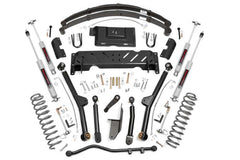 Rough Country 4.5 in X-Series Long Arm Suspension Lift Kit w/Shocks - 61722 - Black Patch Performance - ROUG61722