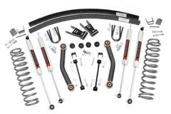 Rough Country 4.5 in Suspension Lift Kit w/Shocks - 62340 - Black Patch Performance - ROUG62340