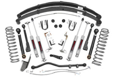 Rough Country 4.5 in Suspension Lift Kit w/Shocks - 63330 - Black Patch Performance - ROUG63330