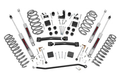 Rough Country 4 in X - Series Suspension Lift Kit w/Shocks - 639P - Black Patch Performance - ROUG639P