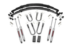 Rough Country 3 in Suspension Lift Kit w/Shocks - 64030 - Black Patch Performance - ROUG64030