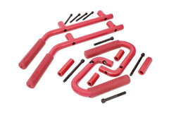 Rough Country Grab Handle - 6503RED - Black Patch Performance - ROUG6503RED
