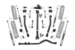 Rough Country 3.5 in Stage 2 Lift Kit w/Shocks - 65531 - Black Patch Performance - ROUG65531