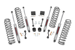 Rough Country 2.5 in Suspension Lift Kit w/Shocks - 66630 - Black Patch Performance - ROUG66630