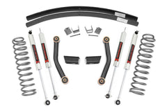 Rough Country 3 in Suspension Lift Kit w/Shocks - 67041 - Black Patch Performance - ROUG67041