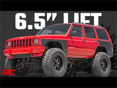 Rough Country 6.5 in X-Series Long Arm Suspension Lift Kit w/Shocks - 67222 - Black Patch Performance - ROUG67222