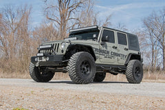 Rough Country 4 in Suspension Lift Kit w/Shocks - 67440 - Black Patch Performance - ROUG67440