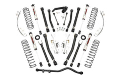 Rough Country 4 in X - Series Suspension Lift Kit w/Shocks - 67470 - Black Patch Performance - ROUG67470
