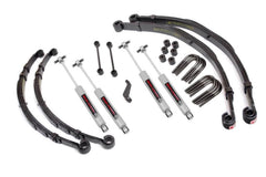 Rough Country 4 in Suspension Lift Kit w/Shocks - 67530 - Black Patch Performance - ROUG67530