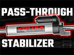 Rough Country Steering Stabilizer - 680900 - Black Patch Performance - ROUG680900