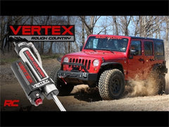 Rough Country Vertex Shocks - 689011 - Black Patch Performance - ROUG689011