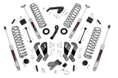 Rough Country 3.5 in Suspension Lift Kit w/Shocks - 69430 - Black Patch Performance - ROUG69430