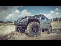 Rough Country 3.5 in Suspension Lift Kit w/Shocks - 69440 - Black Patch Performance - ROUG69440