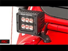 Rough Country LED Lower Windshield Kit - 70052 - Black Patch Performance - ROUG70052