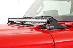 Rough Country Black Series 50-inch LED Hood Kit - 70057 - Black Patch Performance - ROUG70057