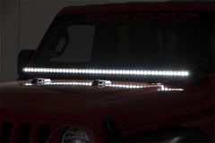 Rough Country Black Series 50-inch LED Hood Kit - 70057 - Black Patch Performance - ROUG70057