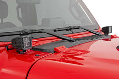 Rough Country Black Series LED Fog Light Kit - 70060 - Black Patch Performance - ROUG70060