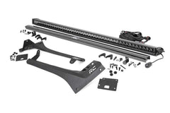 Rough Country LED Light Bar Windshield Mounting Brackets - 70065 - Black Patch Performance - ROUG70065