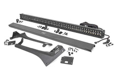Rough Country LED Light Bar Windshield Mounting Brackets - 70067 - Black Patch Performance - ROUG70067