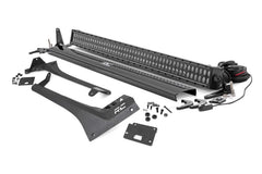 Rough Country LED Light Bar Windshield Mounting Brackets - 70069 - Black Patch Performance - ROUG70069