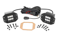Rough Country Cree LED Lights - 70113BL - Black Patch Performance - ROUG70113BL