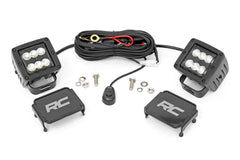 Rough Country Cree LED Lights - 70133BL - Black Patch Performance - ROUG70133BL