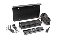 Rough Country Cree Black Series LED License Plate Mount Kit - 70183 - Black Patch Performance - ROUG70183