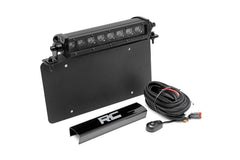 Rough Country Cree Black Series LED License Plate Mount Kit - 70183 - Black Patch Performance - ROUG70183