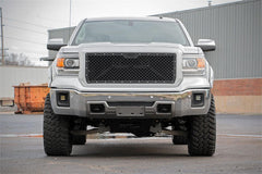 Rough Country Laser - Cut Mesh Replacement Grille - 70188 - Black Patch Performance - ROUG70188