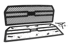 Rough Country Laser - Cut Mesh Replacement Grille - 70191 - Black Patch Performance - ROUG70191