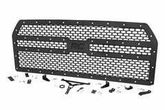 Rough Country Laser - Cut Mesh Replacement Grille - 70191 - Black Patch Performance - ROUG70191