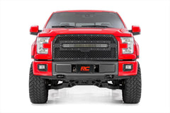 Rough Country Laser - Cut Mesh Replacement Grille - 70193 - Black Patch Performance - ROUG70193