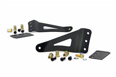 Rough Country LED Light Bar Windshield Mounting Brackets - 70507 - Black Patch Performance - ROUG70507