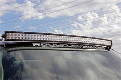 Rough Country LED Light Bar Windshield Mounting Brackets - 70507 - Black Patch Performance - ROUG70507