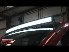Rough Country LED Light Bar Windshield Mounting Brackets - 70513A - Black Patch Performance - ROUG70513A