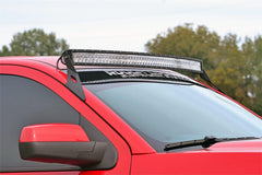 Rough Country LED Light Bar Windshield Mounting Brackets - 70514 - Black Patch Performance - ROUG70514