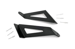 Rough Country LED Light Bar Windshield Mounting Brackets - 70516 - Black Patch Performance - ROUG70516