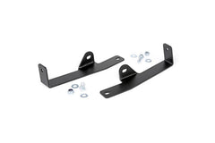 Rough Country LED Light Bar Bumper Mounting Brackets - 70527 - Black Patch Performance - ROUG70527