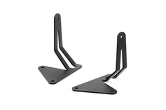 Rough Country LED Light Bar Bumper Mounting Brackets - 70536 - Black Patch Performance - ROUG70536