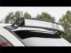 Rough Country LED Light Bar Windshield Mounting Brackets - 70539 - Black Patch Performance - ROUG70539