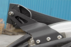 Rough Country LED Light Bar Windshield Mounting Brackets - 70539 - Black Patch Performance - ROUG70539