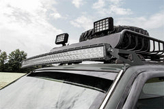 Rough Country LED Light Windshield Mounting Brackets - 70567 - Black Patch Performance - ROUG70567