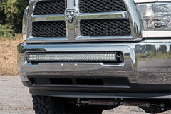 Rough Country LED Light Bar Bumper Mounting Brackets - 70569 - Black Patch Performance - ROUG70569