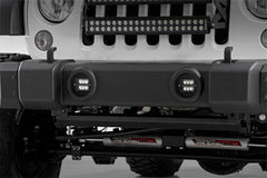 Rough Country Black Series LED Fog Light Kit - 70630 - Black Patch Performance - ROUG70630