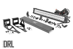 Rough Country Chrome Series LED Kit - 70664DRL - Black Patch Performance - ROUG70664DRL