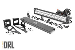Rough Country Chrome Series LED Kit - 70664DRLA - Black Patch Performance - ROUG70664DRLA