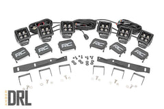 Rough Country LED Fog Light Kit - 70700DRLA - Black Patch Performance - ROUG70700DRLA